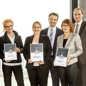 die Menschen mit den Zertifikaten Star Award 2016 