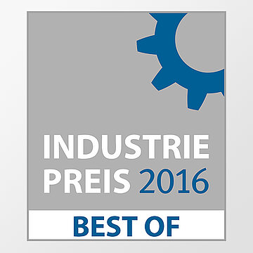 Zertifikat „INDUSTRIEPREIS 2016“